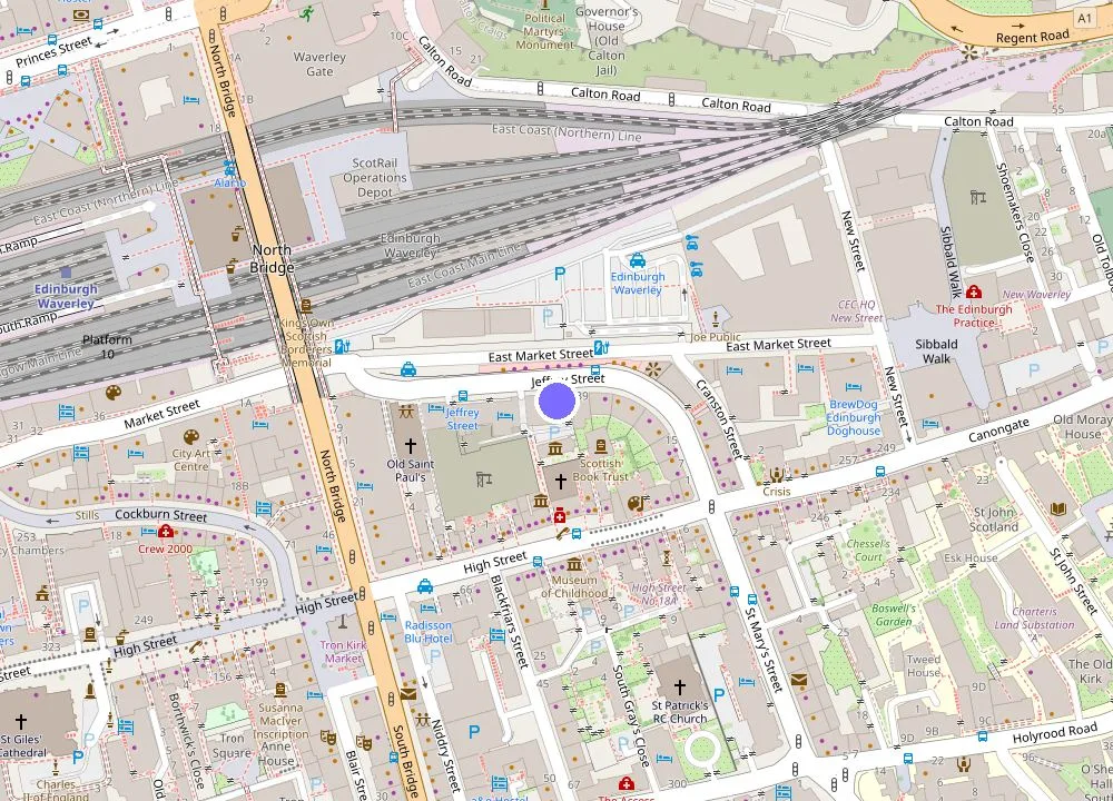 Map: Leonardo Royal Hotel Edinburgh
